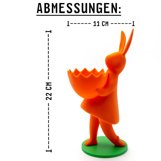 Osterhase mit Eierschale – Süße Deko-Idee für Ostern!