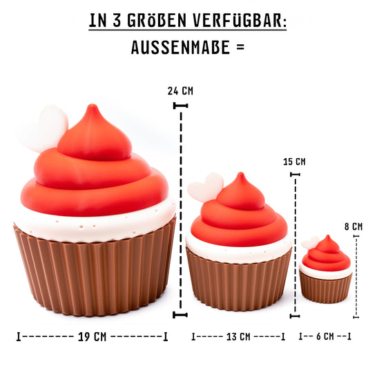 Geschenkbox im Muffindesign