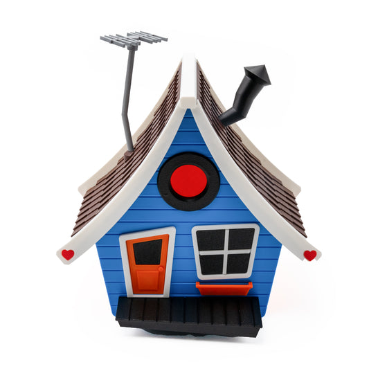 Vogelhaus in Cartoon Optik - ein uriges Zuhause für Deine gefiederten Gäste