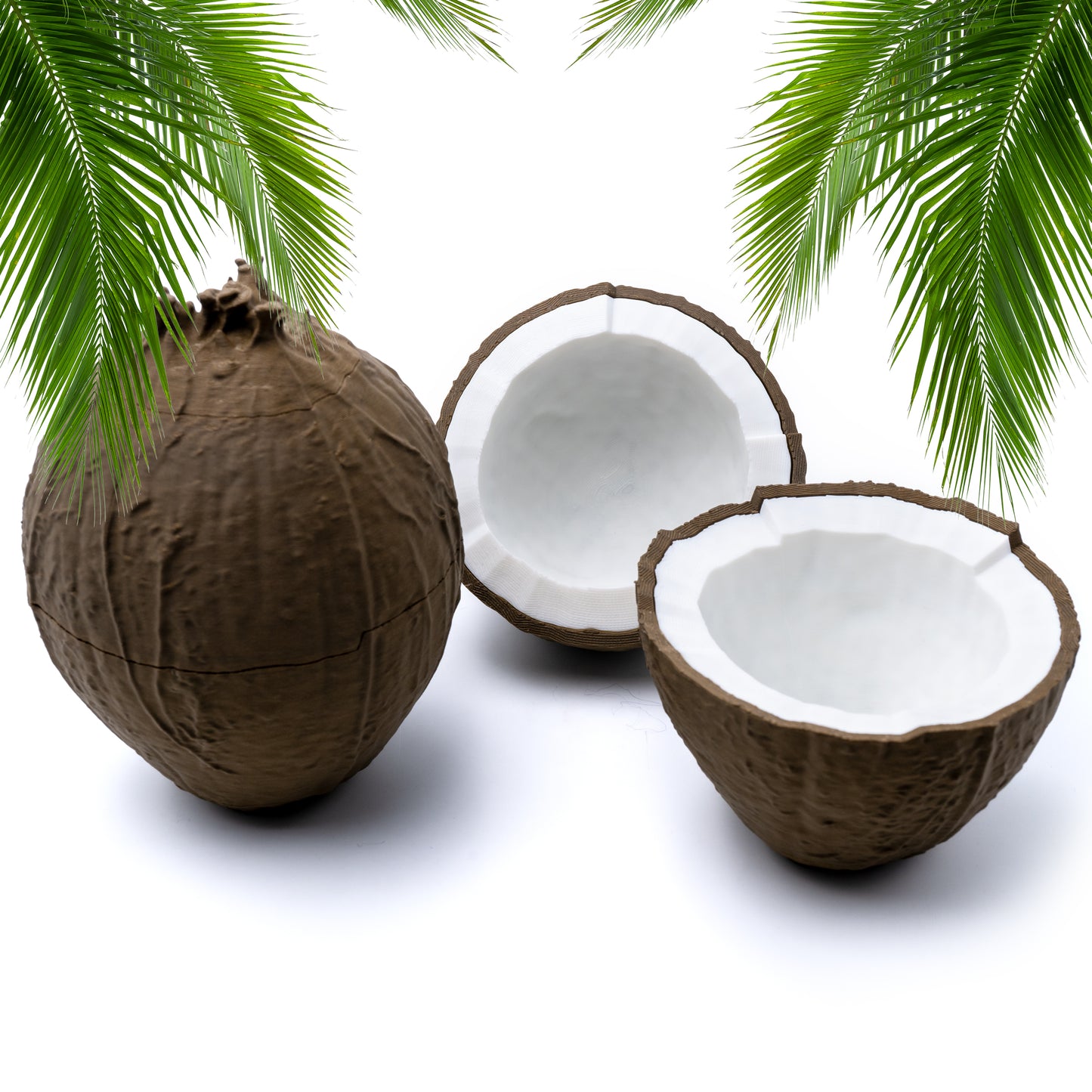 Snack Kokosnuss Schälchen
