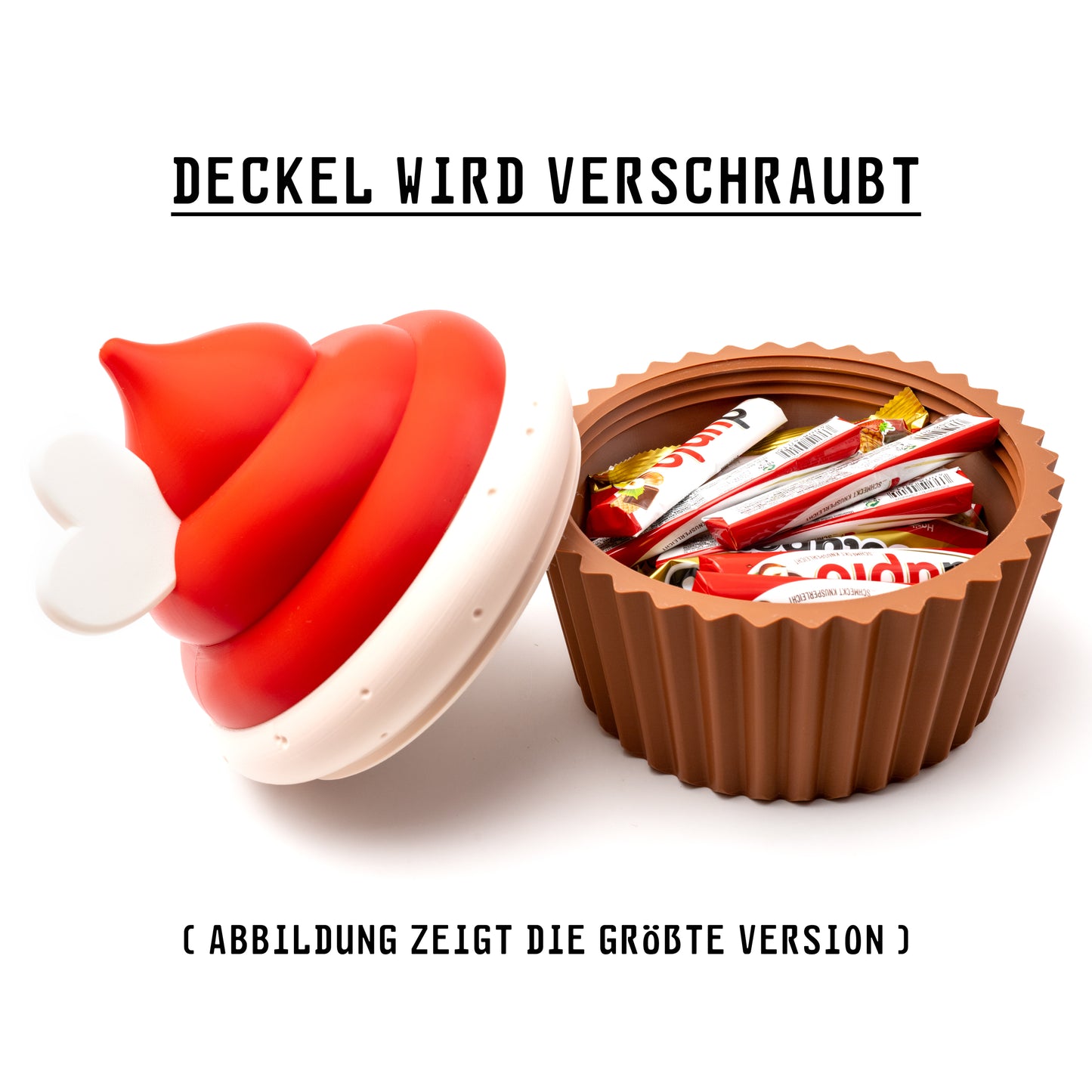 Geschenkbox im Muffindesign