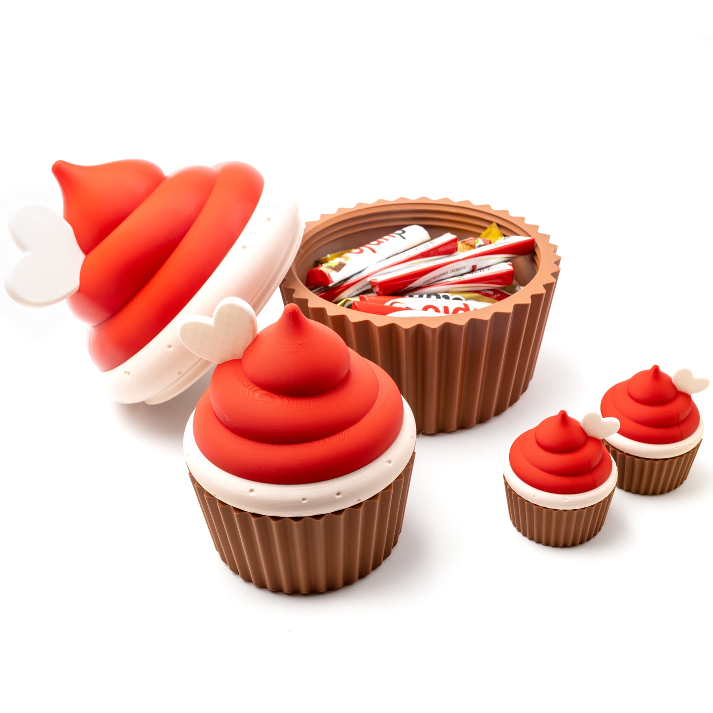Geschenkbox im Muffindesign