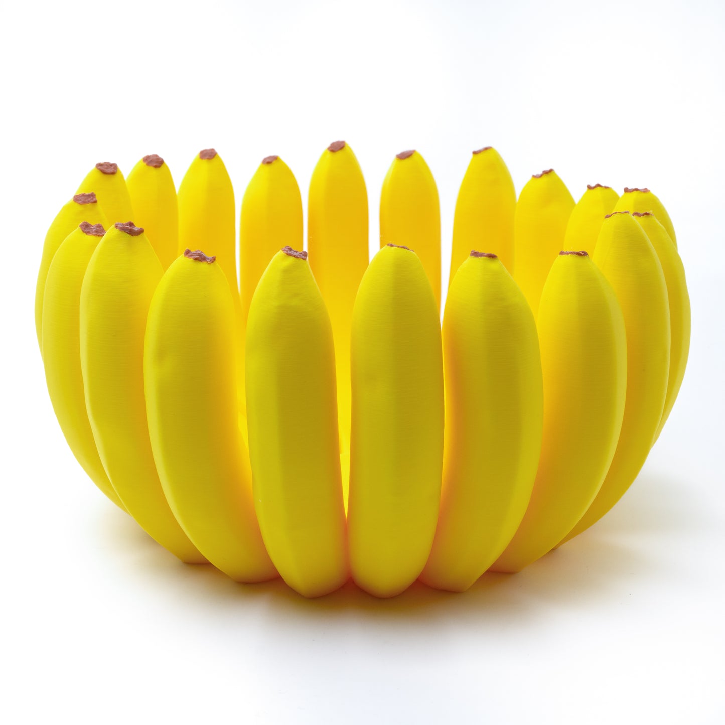 einzigartige Obstschale im Bananendesign