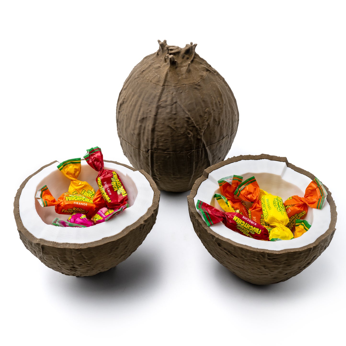 Snack Kokosnuss Schälchen