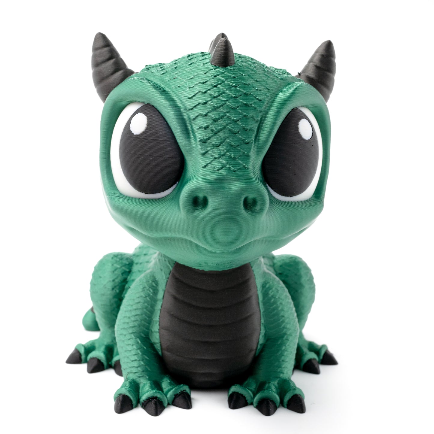 Drachenfigur mit großen Augen – Dekorationshighlight