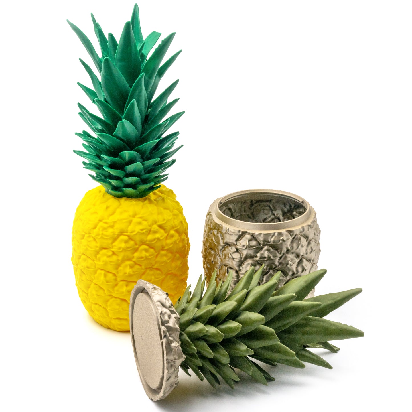 Ananas-Dose – Tropisches Design für Stil und Ordnung