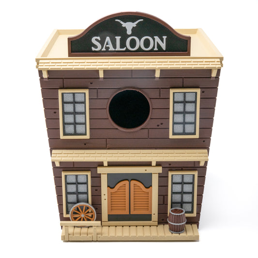 Vogelhaus "Wild West Saloon" – Der perfekte Unterschlupf für gefiederte Cowboys