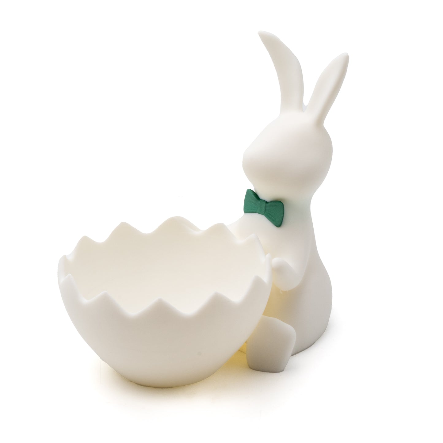 Deko-Hase mit Schale – Stilvolle Osterdeko für Süßigkeiten und mehr