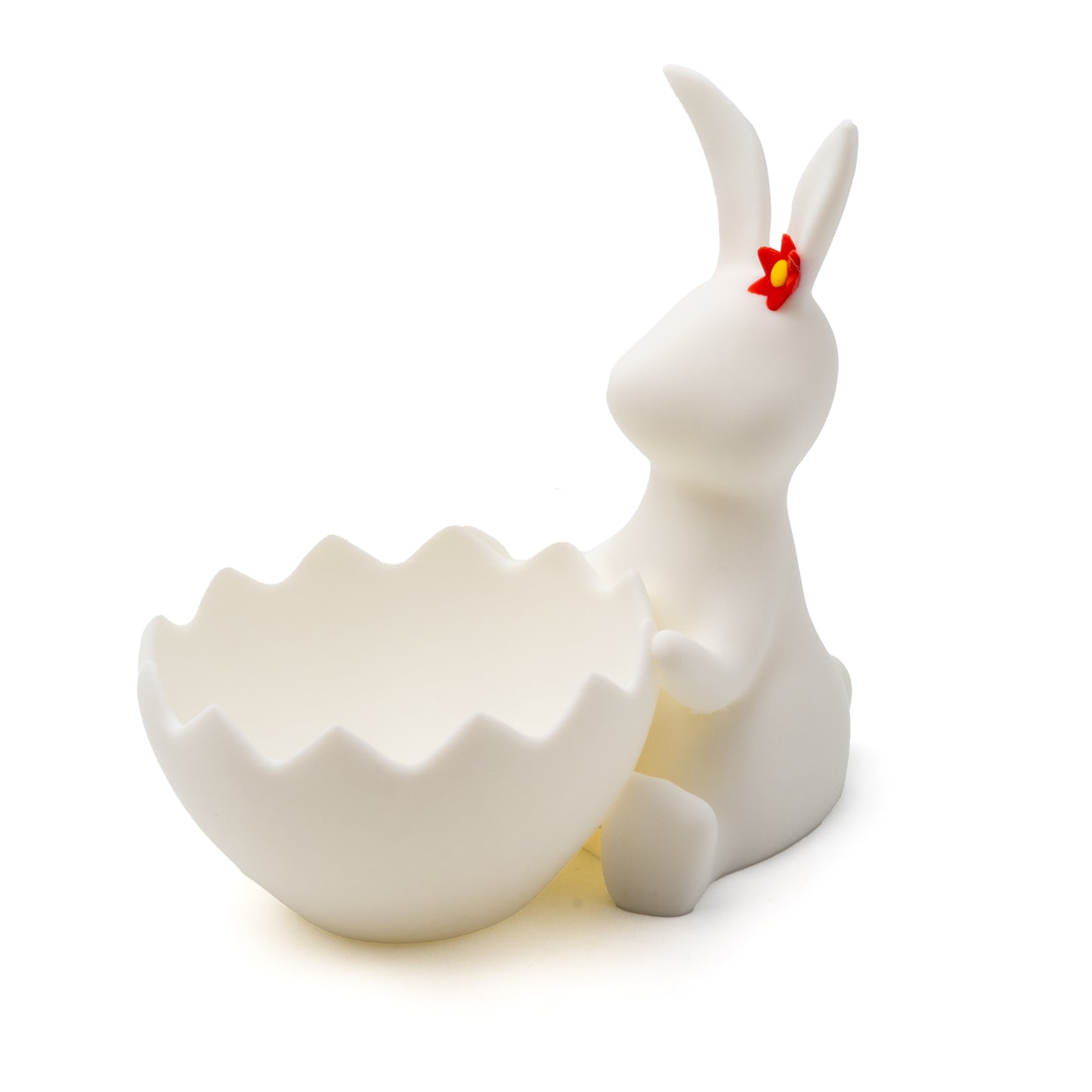 Deko-Hase mit Schale – Stilvolle Osterdeko für Süßigkeiten und mehr
