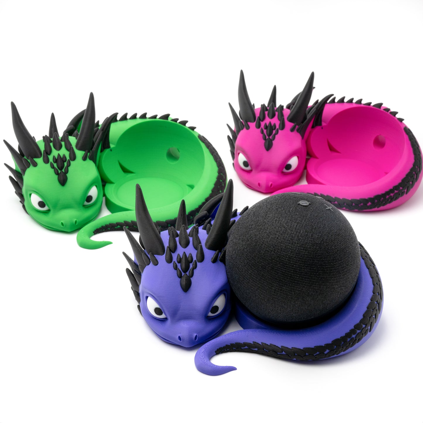 Drache als Echo Dot 5 Halter – Dein kleiner, smarter Gefährte!