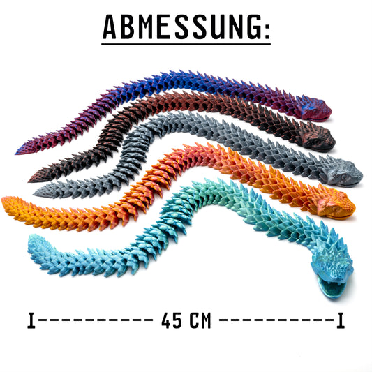 Dekorative Schlange – 45 cm, voll beweglich